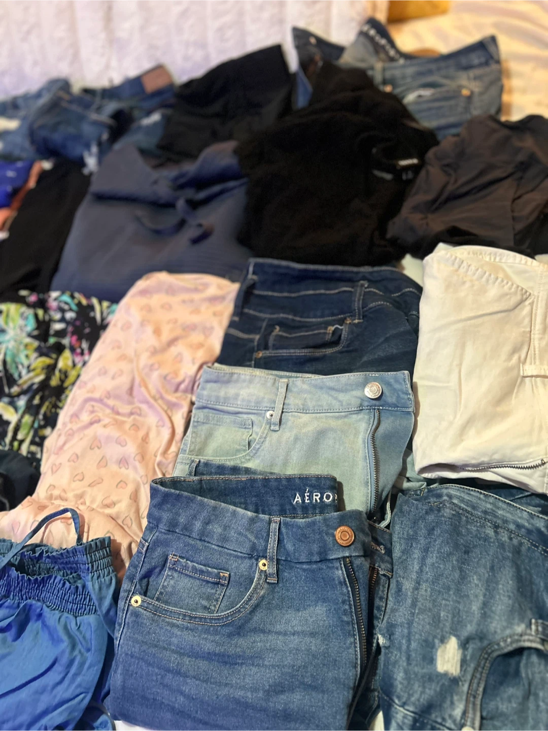 Womens clothes xL mixed 3 garbage bags full - photo 2