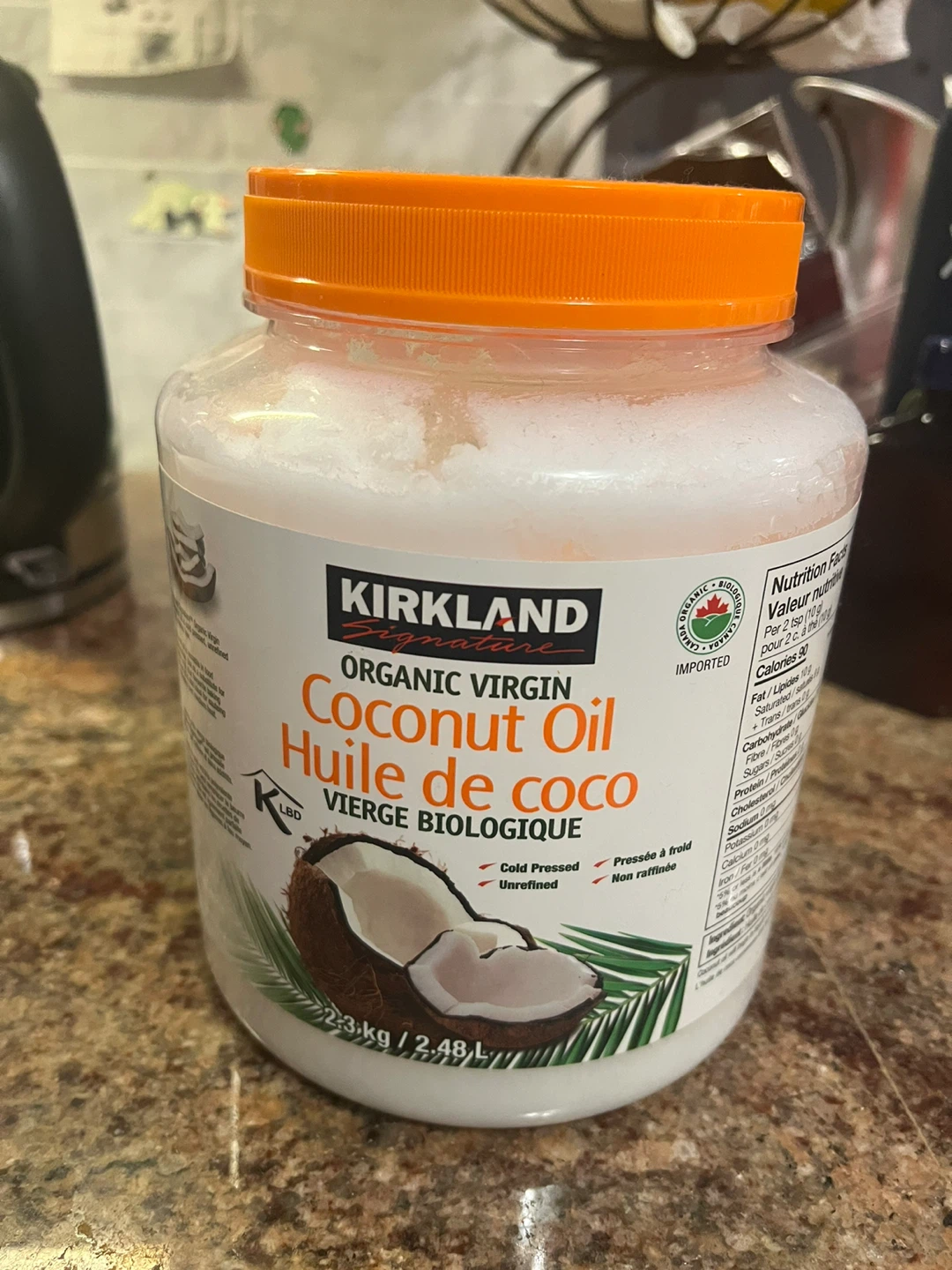 Kirkland Organic Virgin Coconut Oil