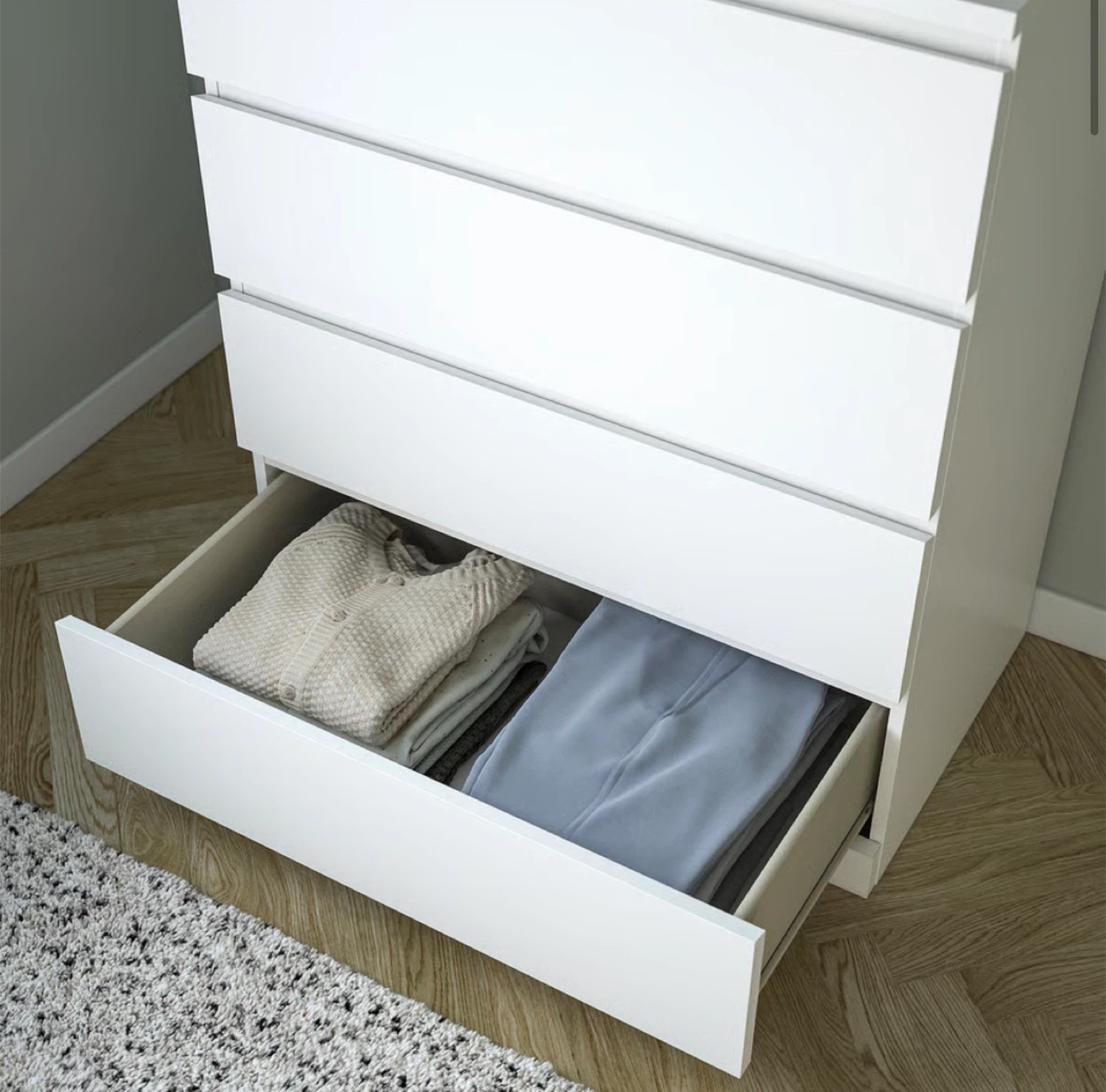 IKEA Hemnes White 4-Drawer Dresser (Brand New, Unopened!) - photo 4