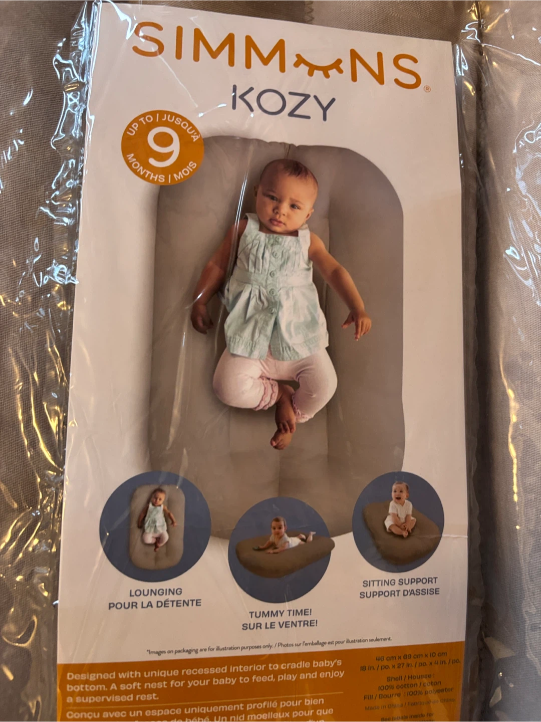 Simmons Baby Kozy Nest Lounger - photo 2