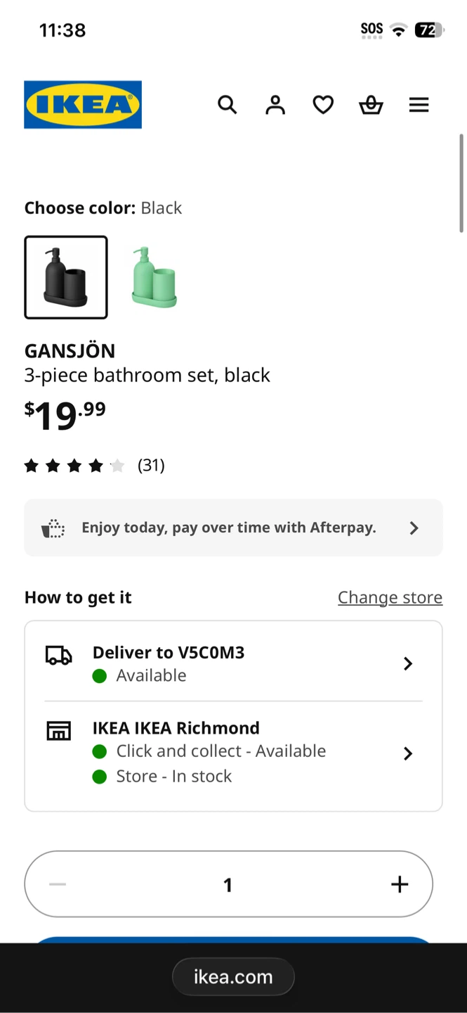 IKEA 3-piece Bathroom Set - photo 4