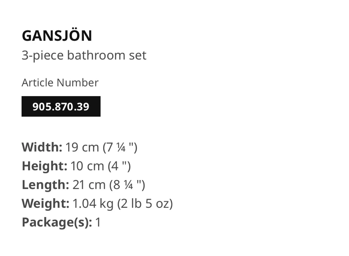 IKEA 3-piece Bathroom Set - photo 5