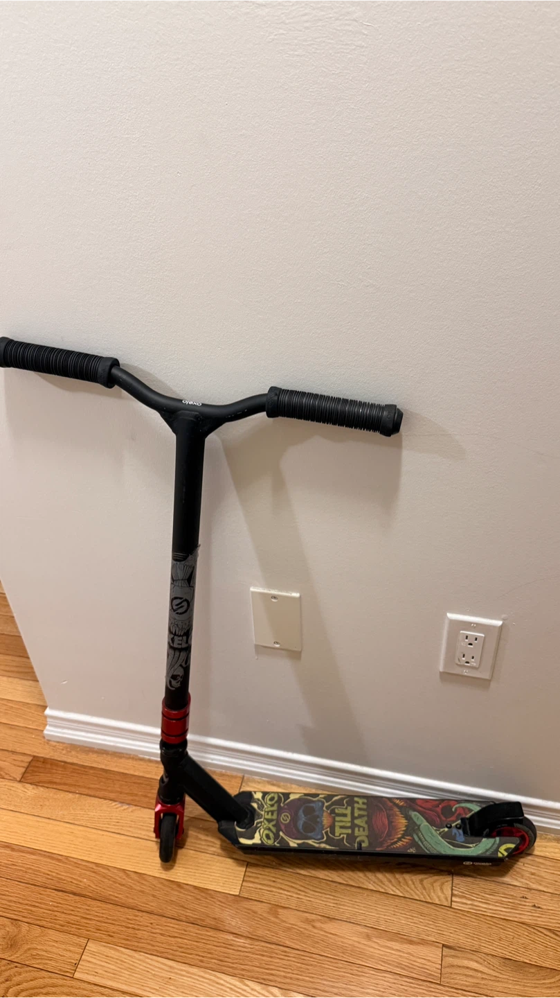 Oxelo Pro Stunt Scooter - "Till Death" Edition - Black & Red - photo 3