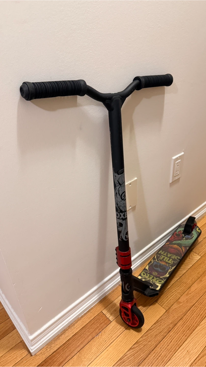 Oxelo Pro Stunt Scooter - "Till Death" Edition - Black & Red - photo 2