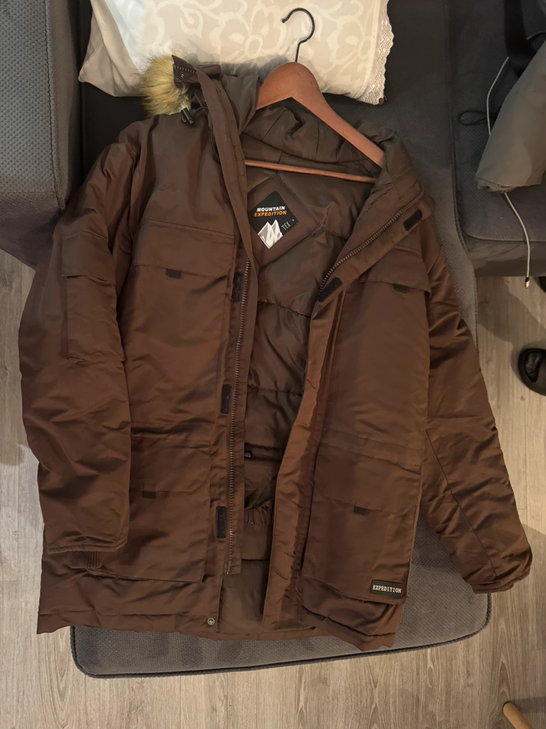 Mountain Expedition Brown Winter Jacket