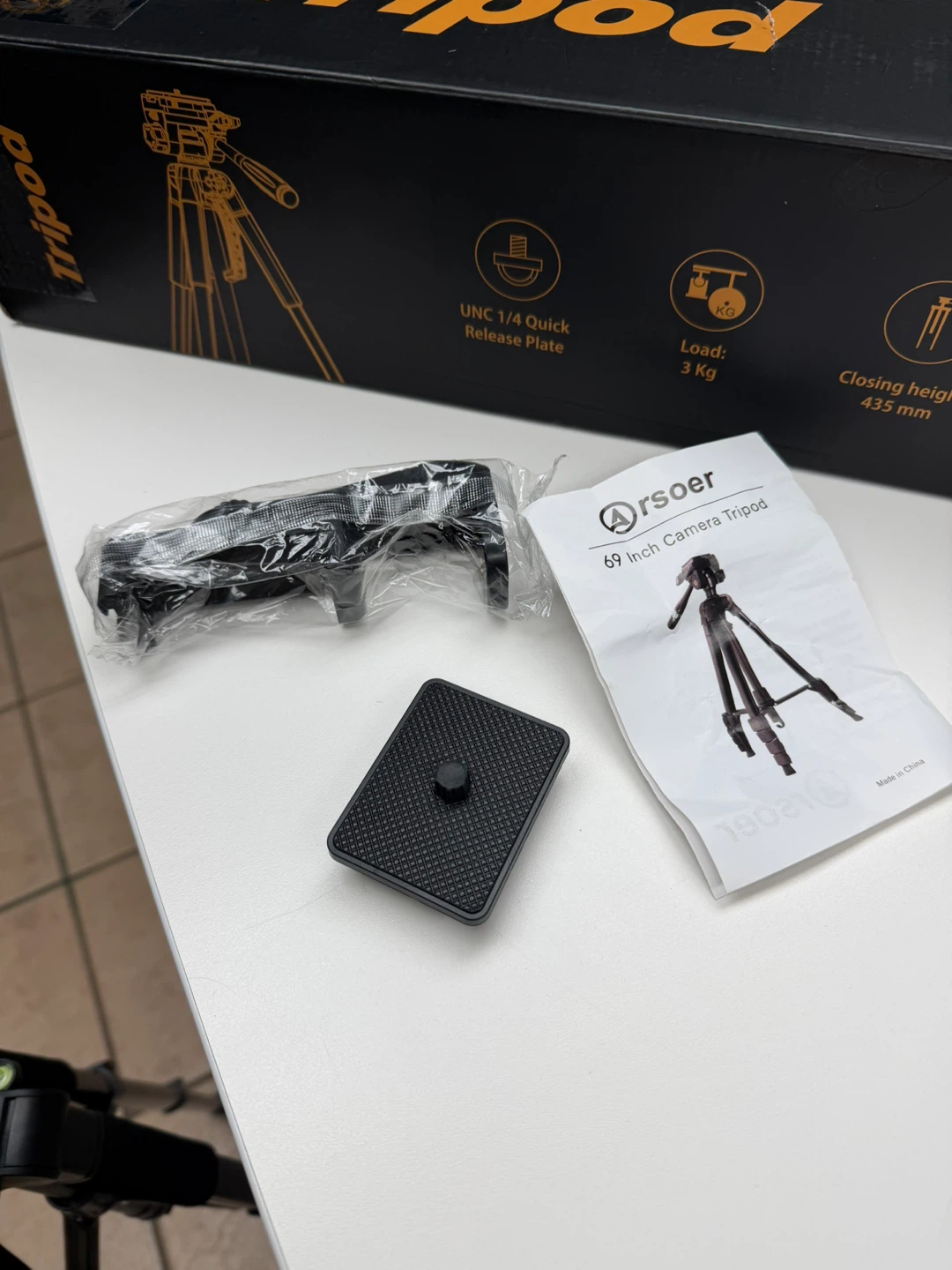 Arsoer 69 inch Camera Tripod - photo 4