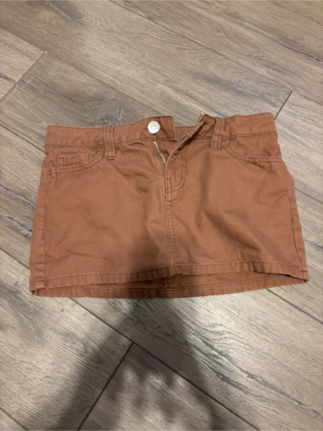 H&M Divided Brown Mini Skirt - Size 0