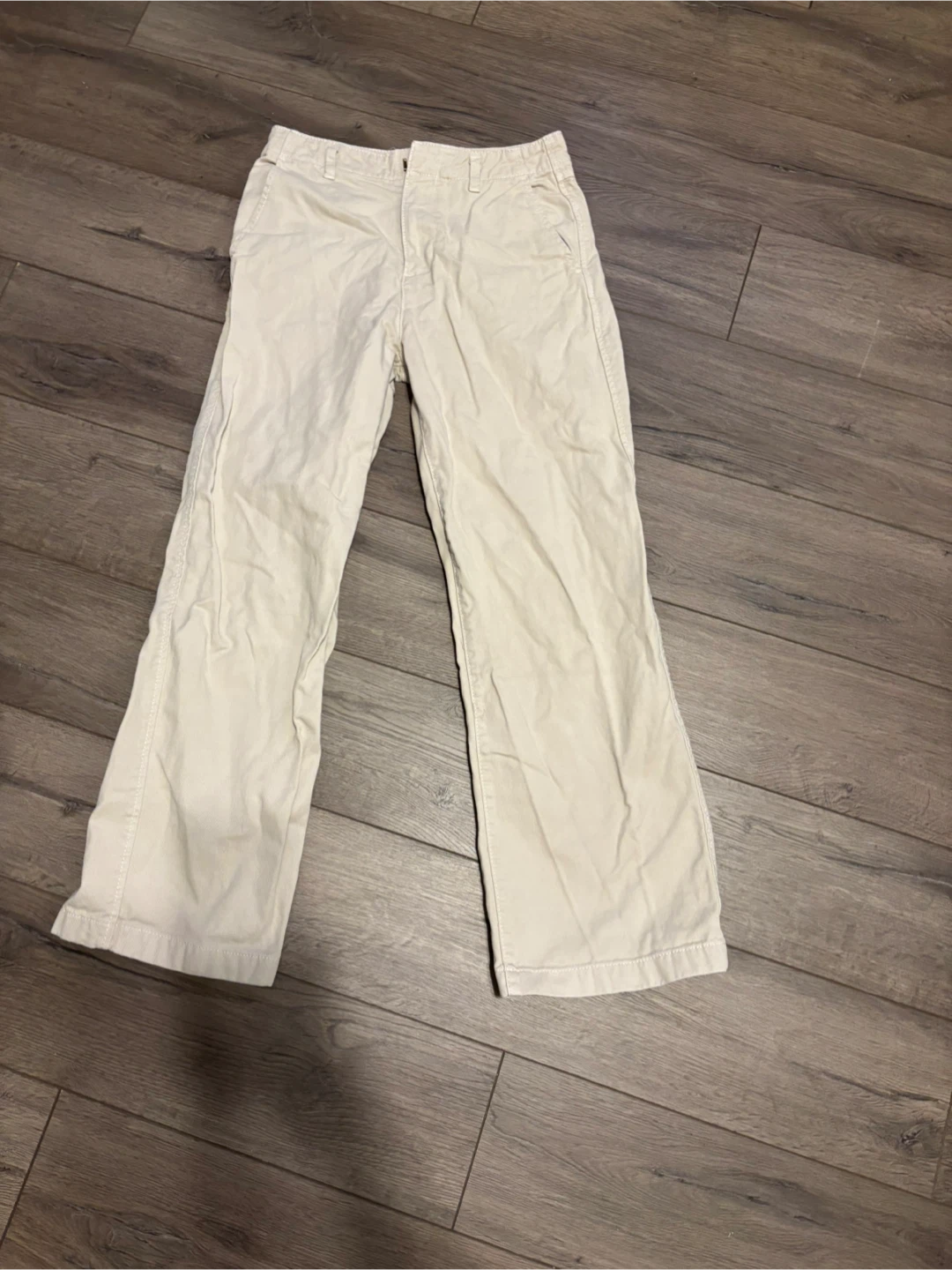 Bootlegger Beige Pants - Size S