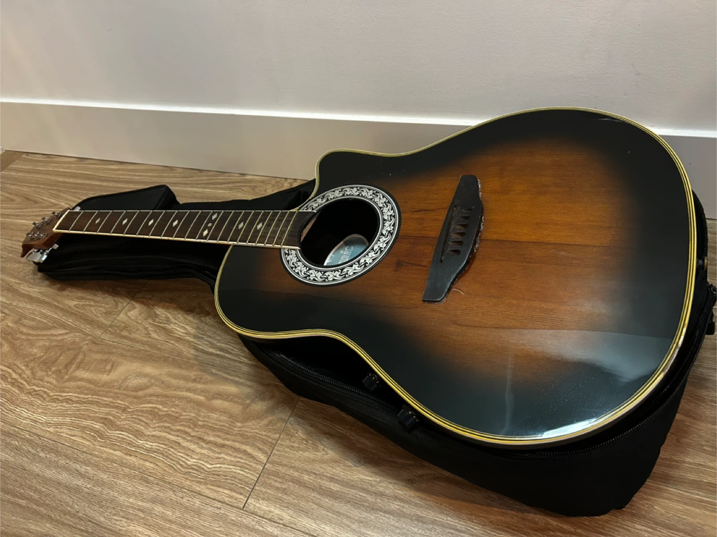 Ovation Acoustic Guitar with Case - photo 2