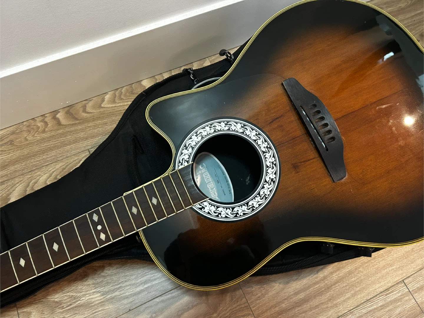 Ovation Acoustic Guitar with Case - photo 3