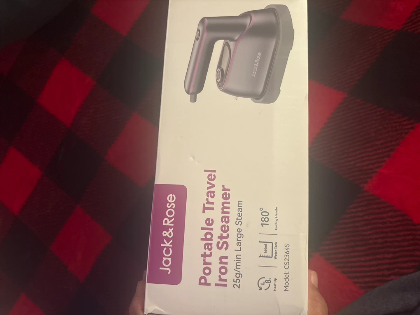 Jack&Rose Portable Travel Iron Steamer - New - photo 2