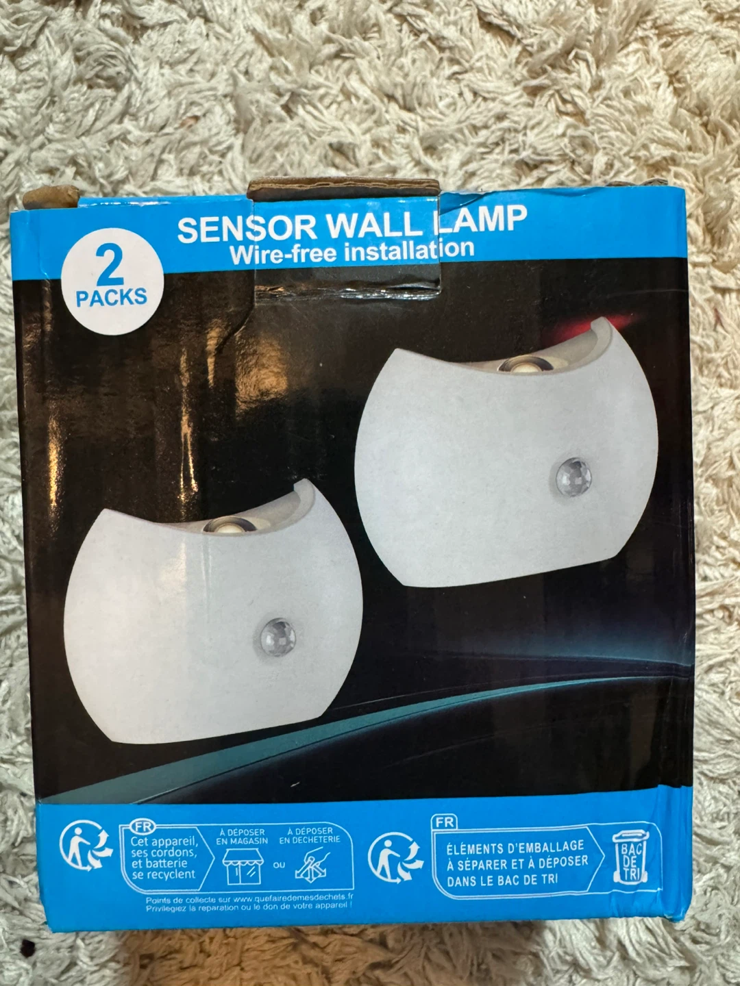 New Sensor Wall Lamp 2-Pack