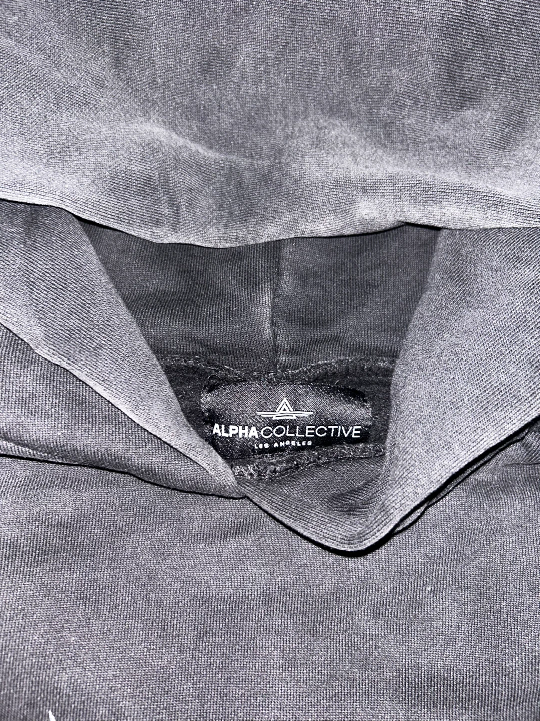 Black and silver streetwear hoodie Y2K size - small - photo 3