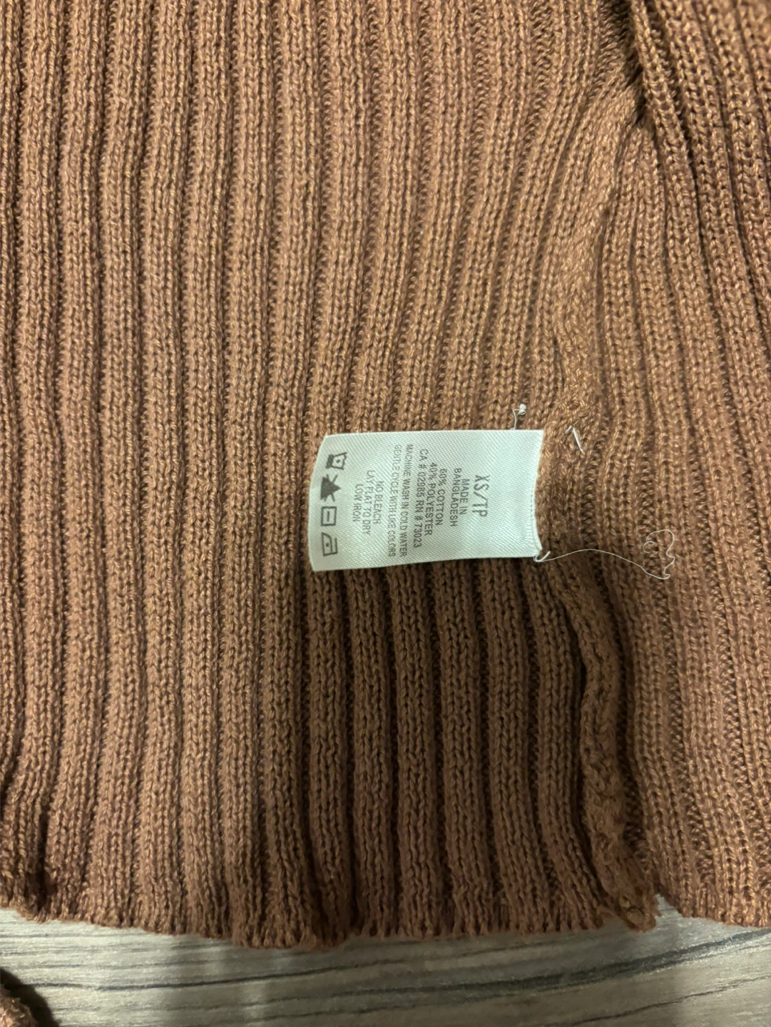 Aeropostale Brown Knit Cardigan - Size S - photo 3