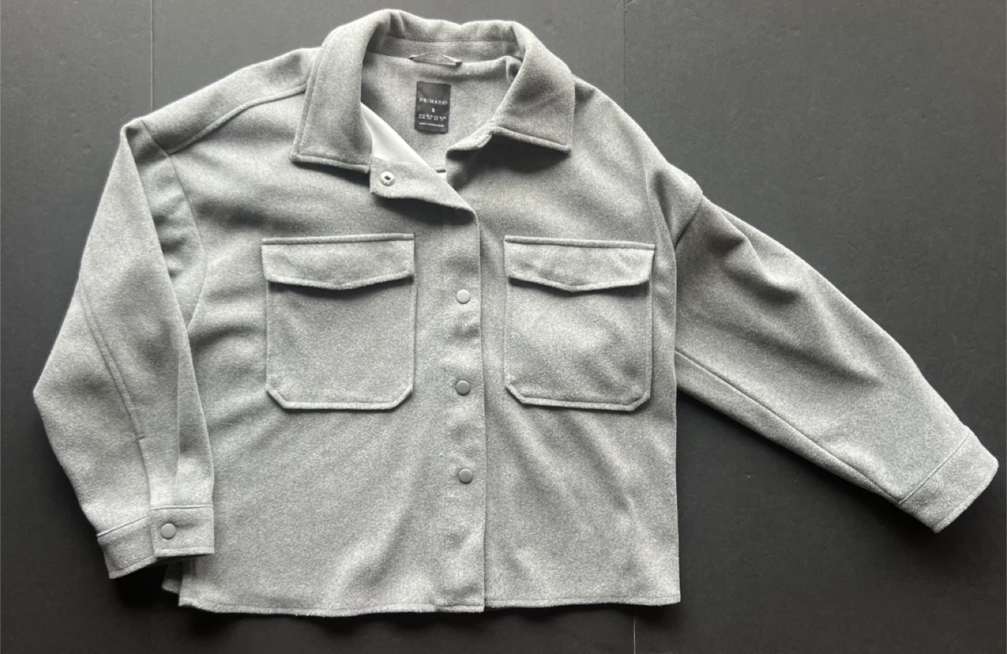 Primark Gray Shacket - Size S 🧡 - photo 4