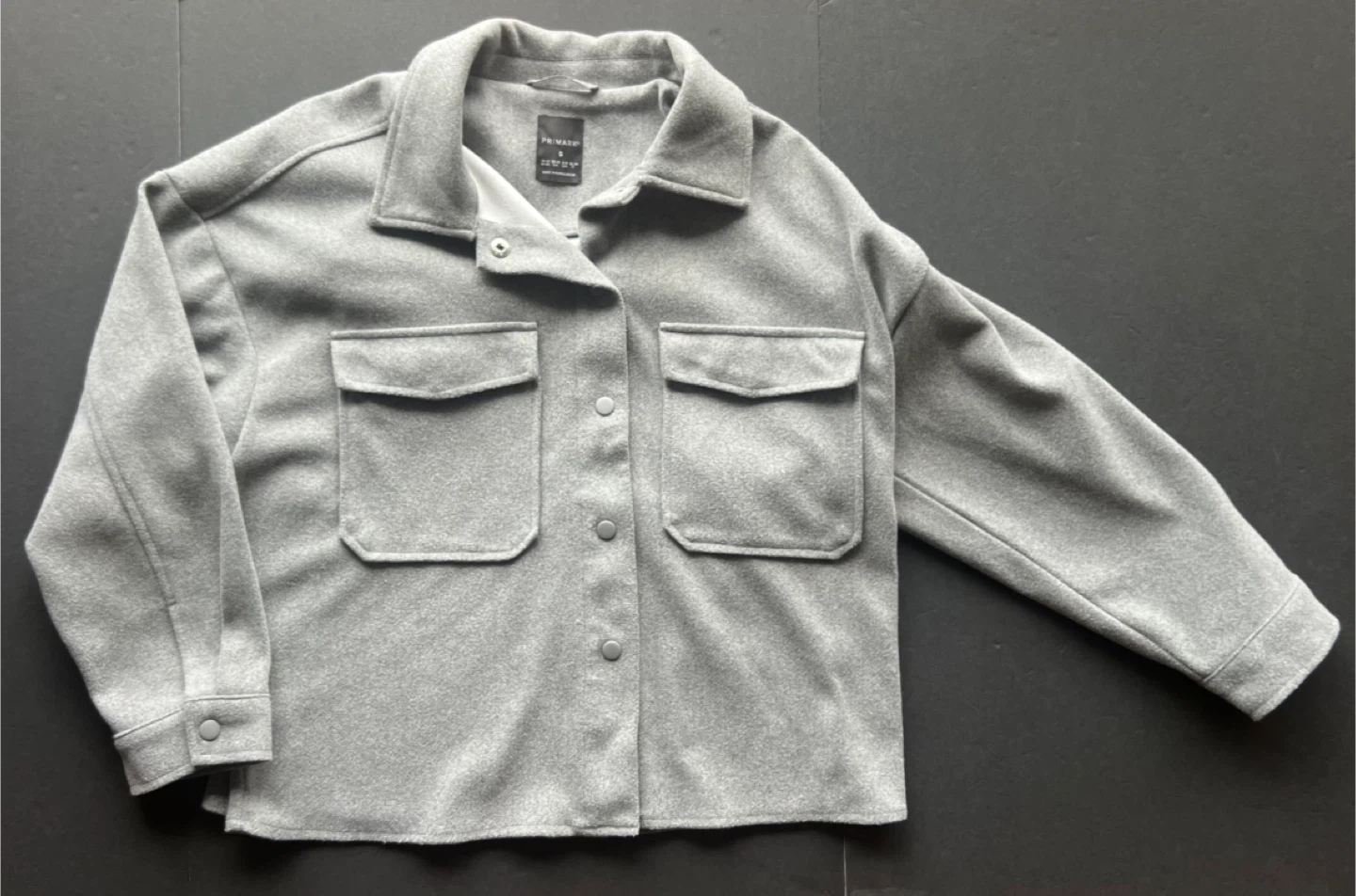 Primark Gray Shacket - Size S 🧡 - photo 3