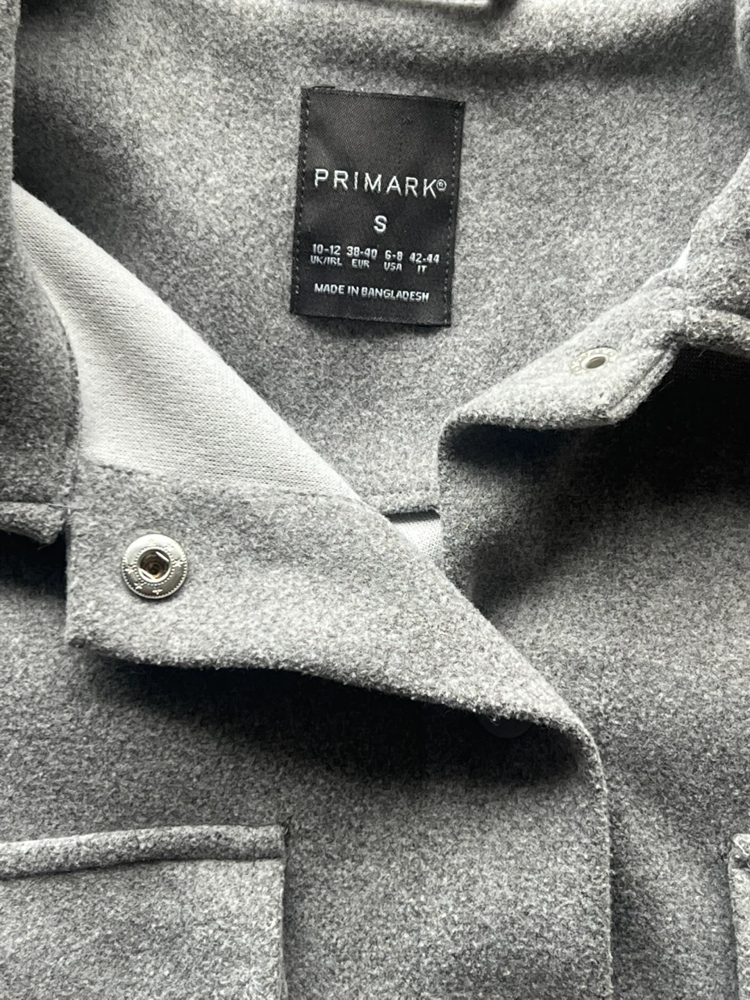 Primark Gray Shacket - Size S 🧡 - photo 5