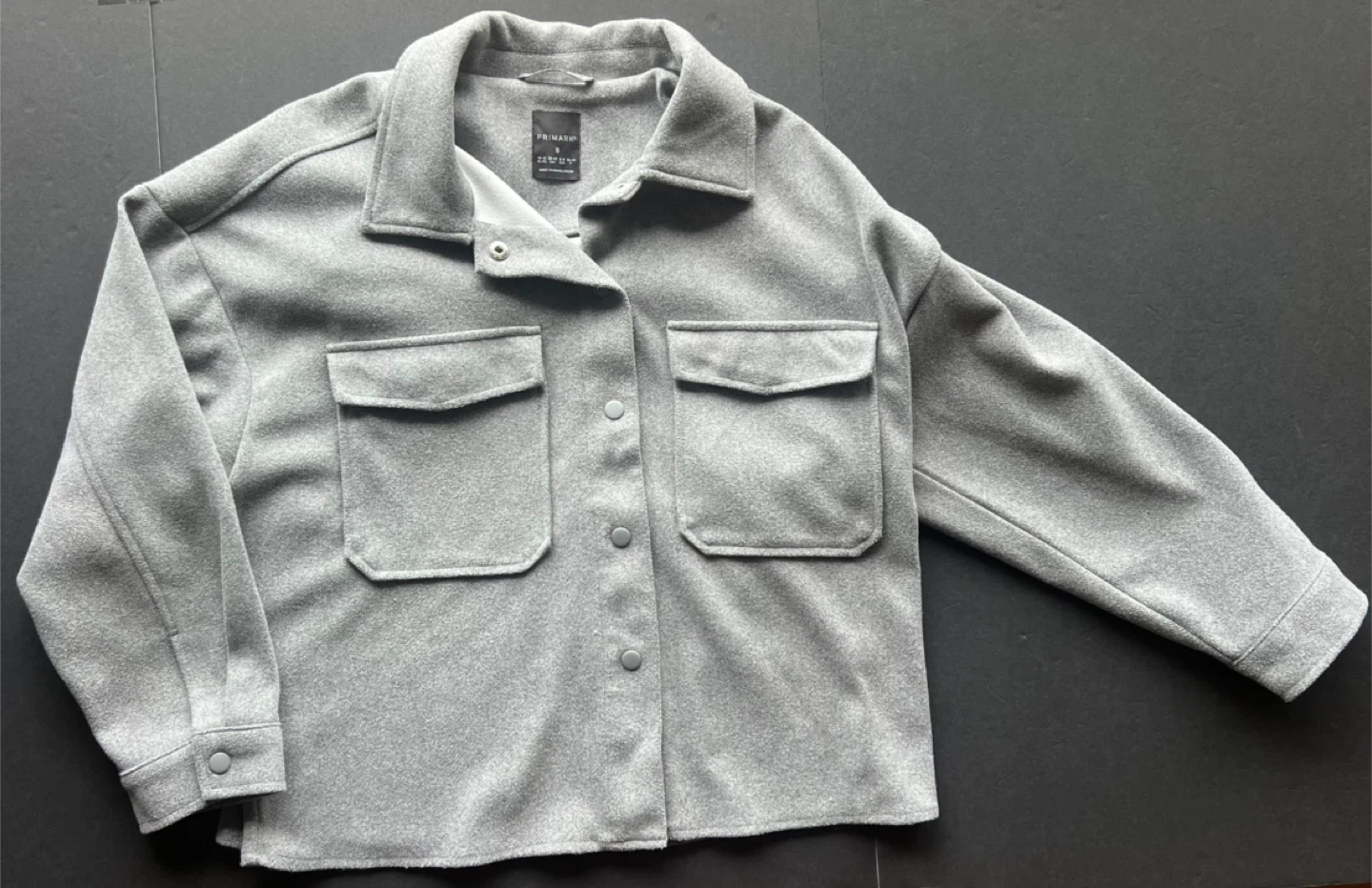 Primark Gray Shacket - Size S 🧡