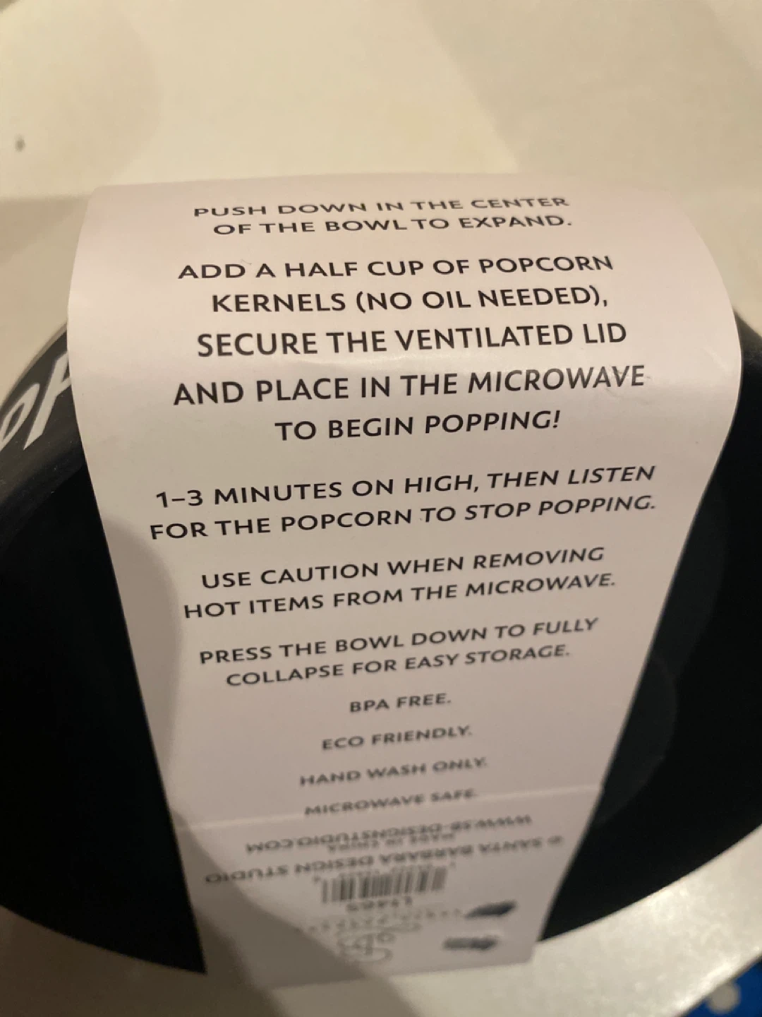 🧡 Popped Microwavable Popcorn Popper 🧡 - photo 2