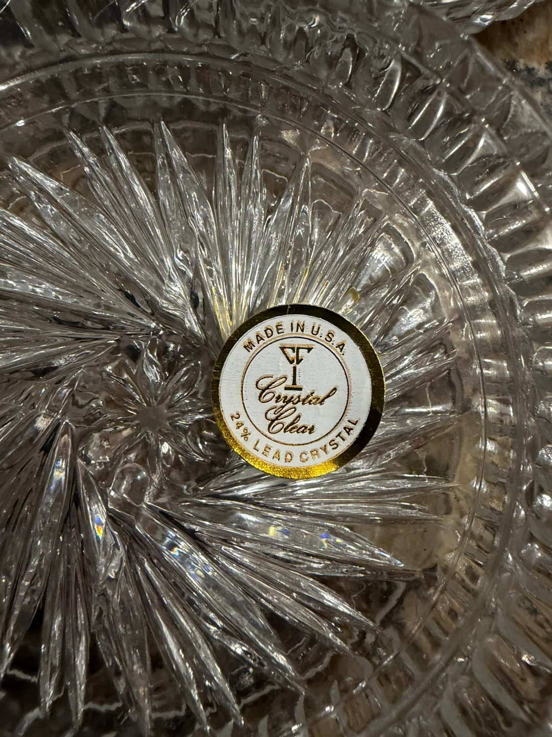 11 Crystal Clear 24% Lead Crystal Coasters - photo 2