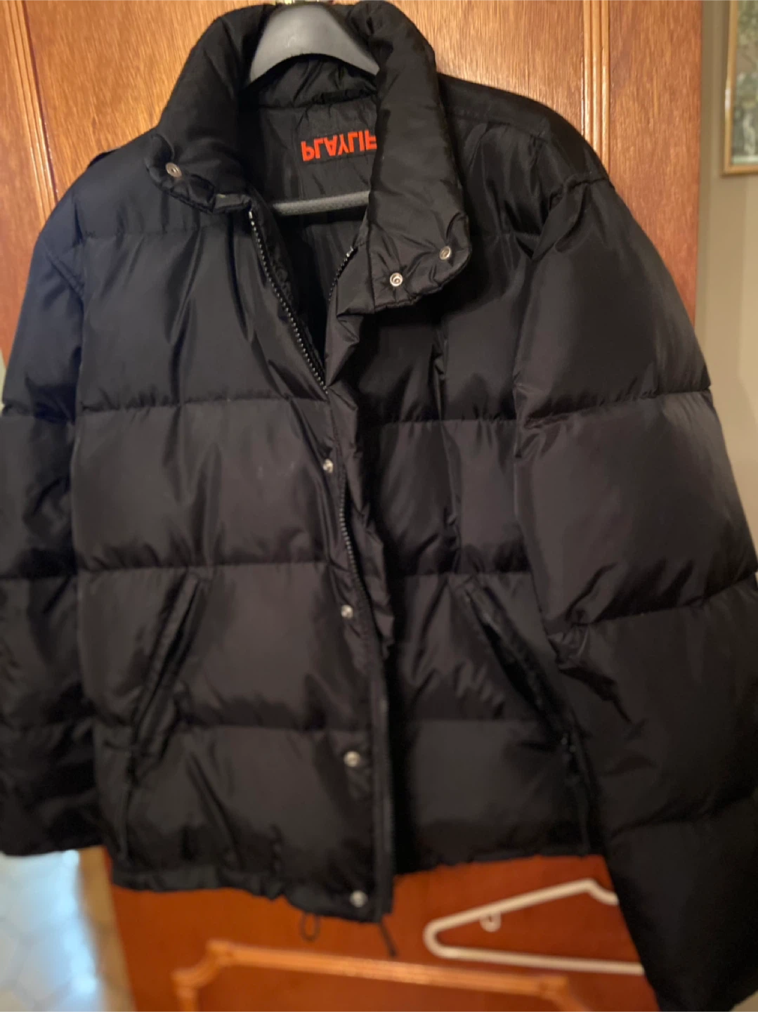 Brave Soul Black Puffer Jacket - Size M