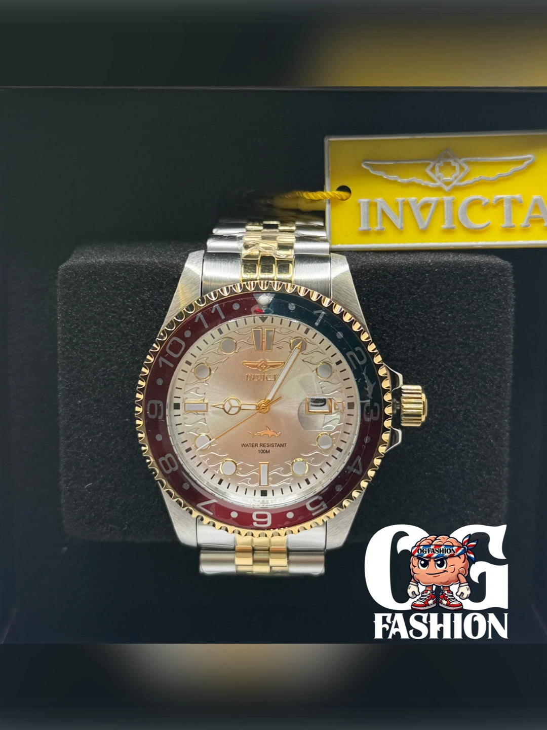 Invicta Pro Diver GMT Silver Dial Two-Tone Watch - photo 3
