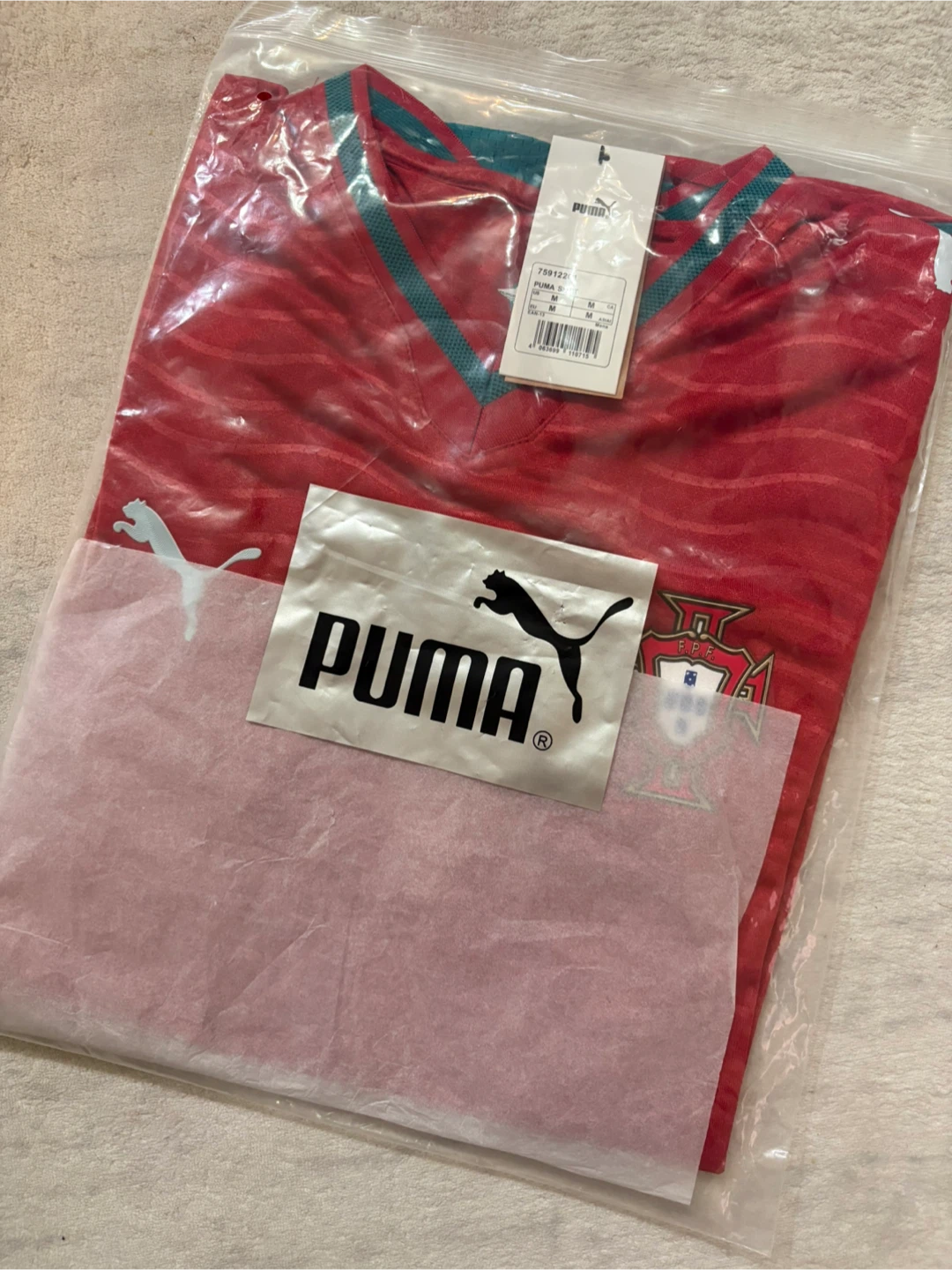 Brand New Portugal Puma Home Jersey with Tags & Packaging