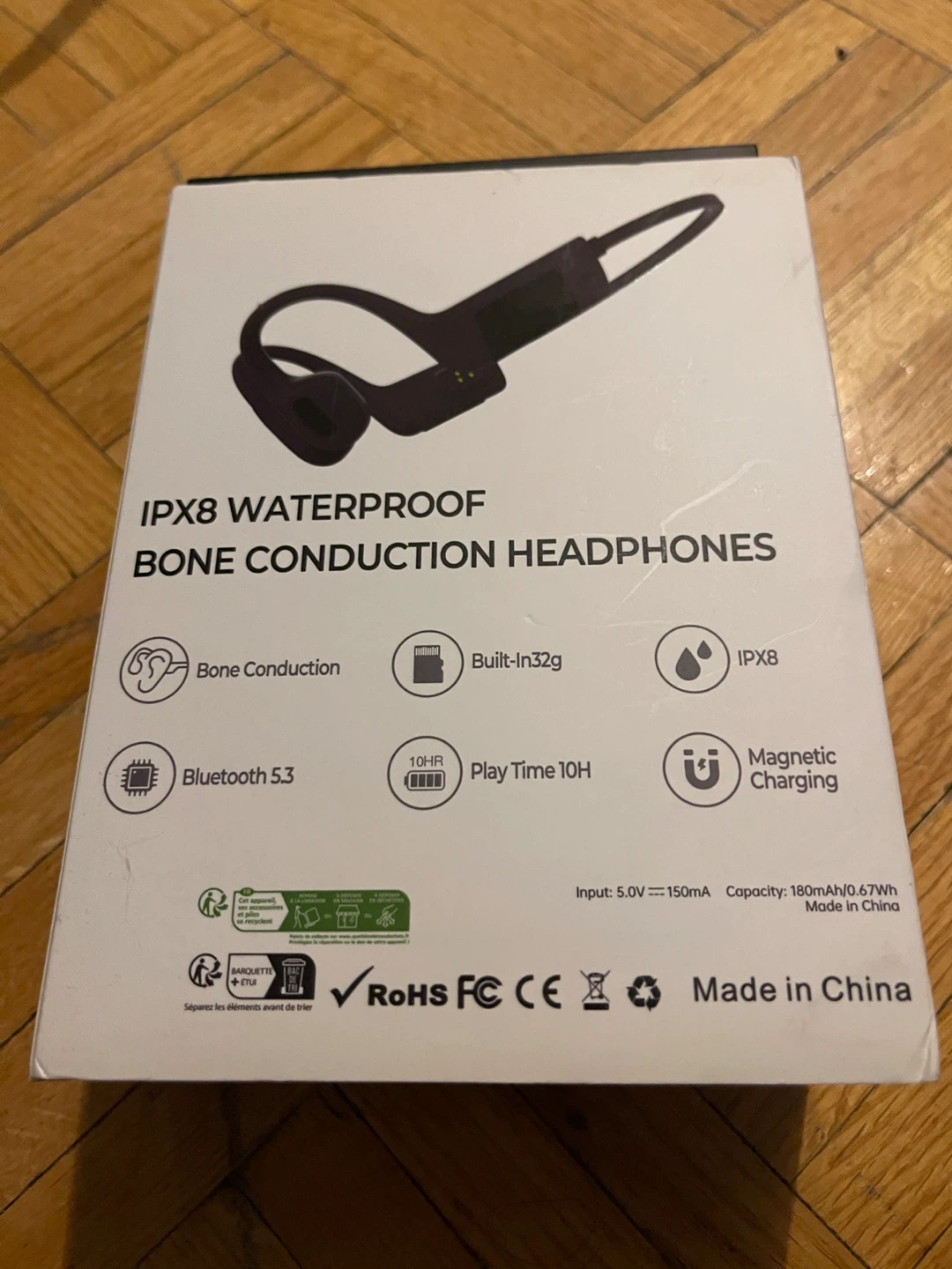 Open Ear Bone Conduction Swimming Headphones - New