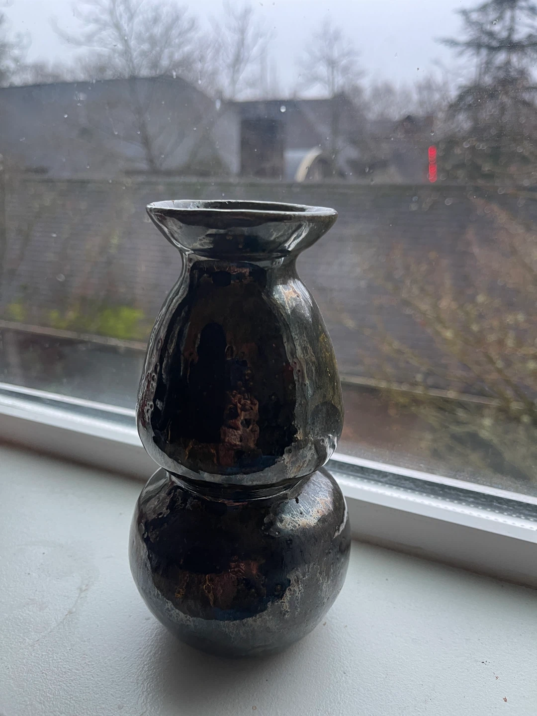 Black Ceramic Vase 🧡