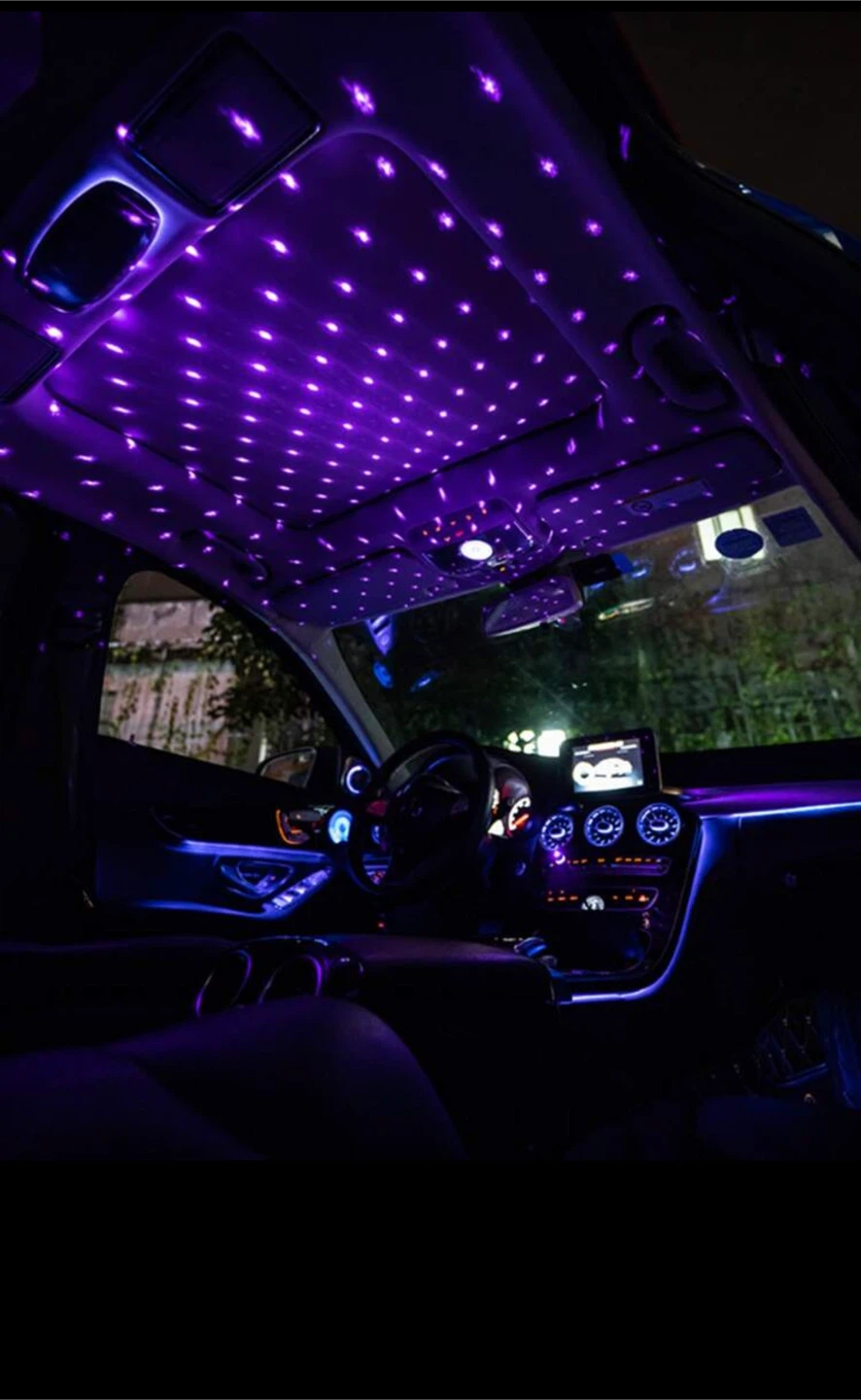 USB Car Interior Star Light Projector - photo 2