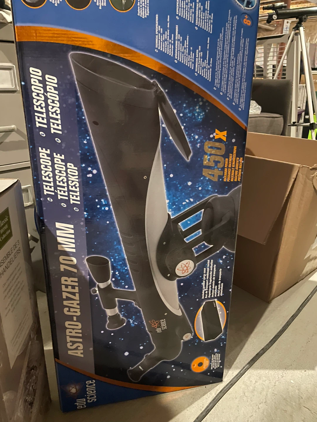 Astro-Gazer 70 mm Telescope, 450x Maximum Power