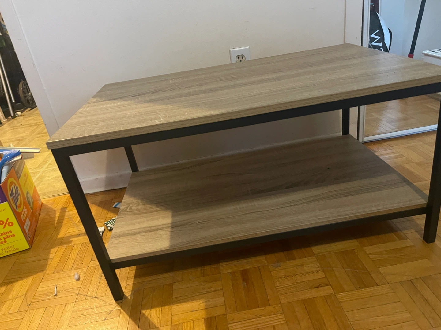 Wood & Metal Coffee Table