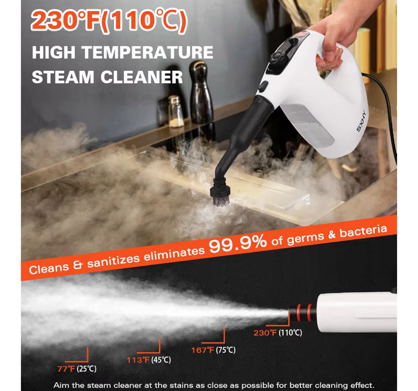 SXHY High Temperature Steam Cleaner - photo 2