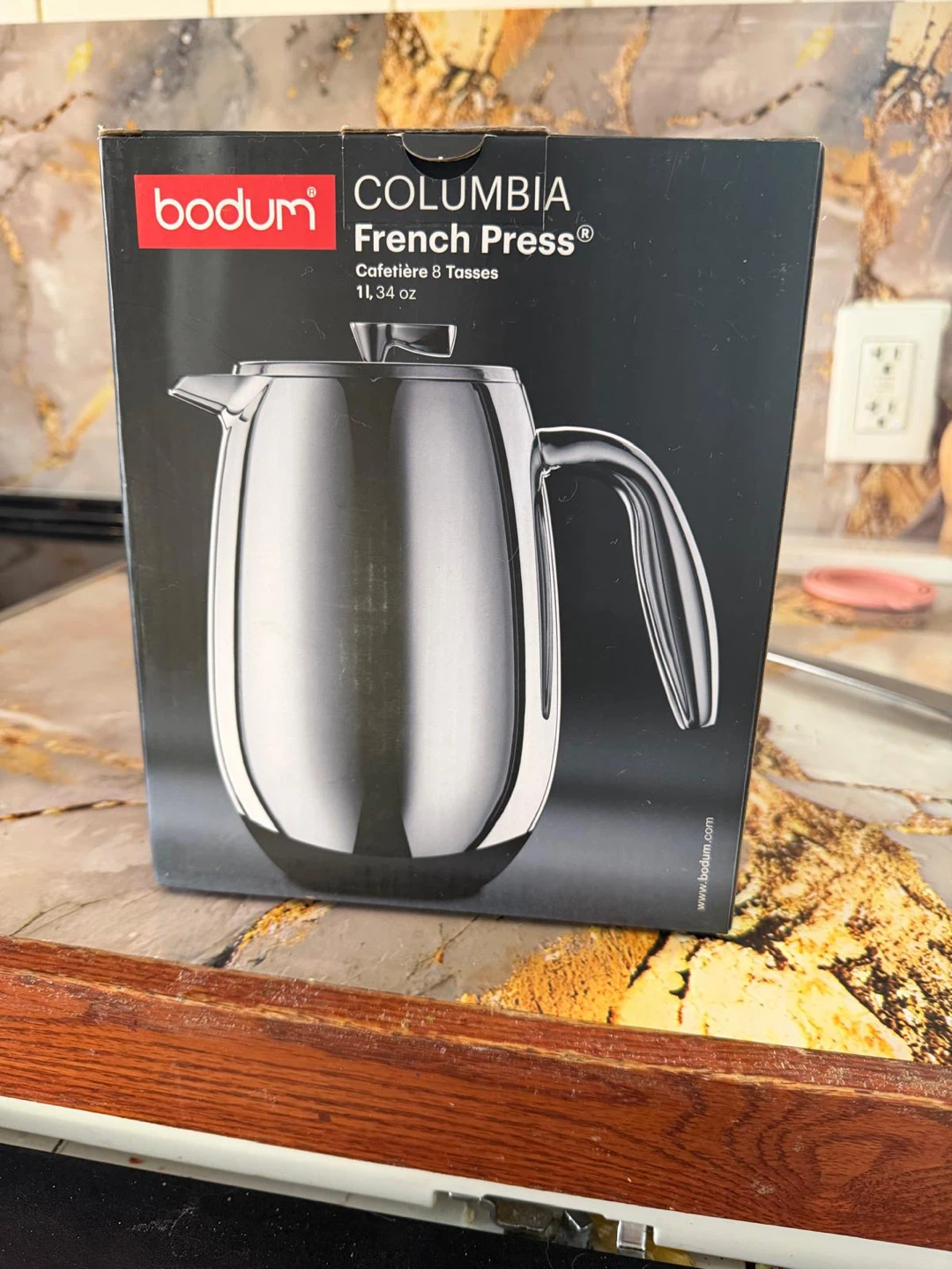 Bodum Columbia French Press, 1L New in Box