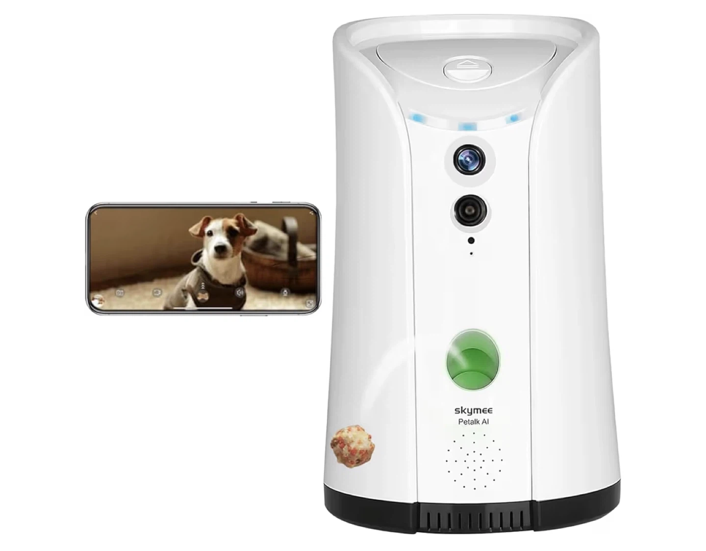 SKYMEE Petalk AI Dog Camera Treat Dispenser - New in Box!