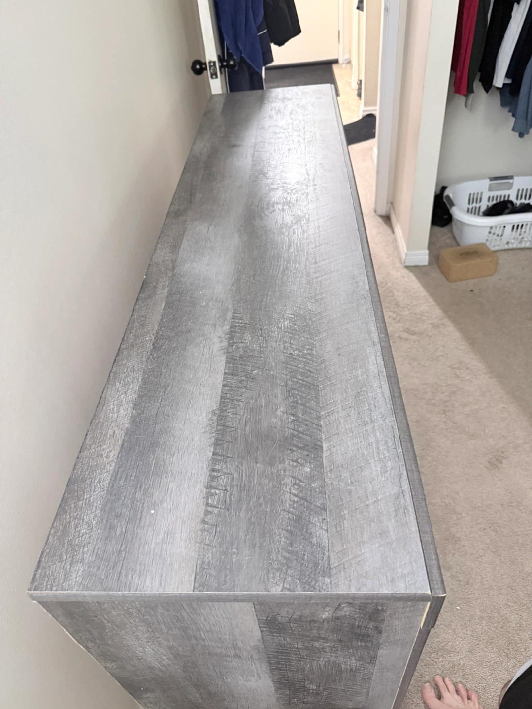 Grey Wood 6-Drawer Dresser - photo 2