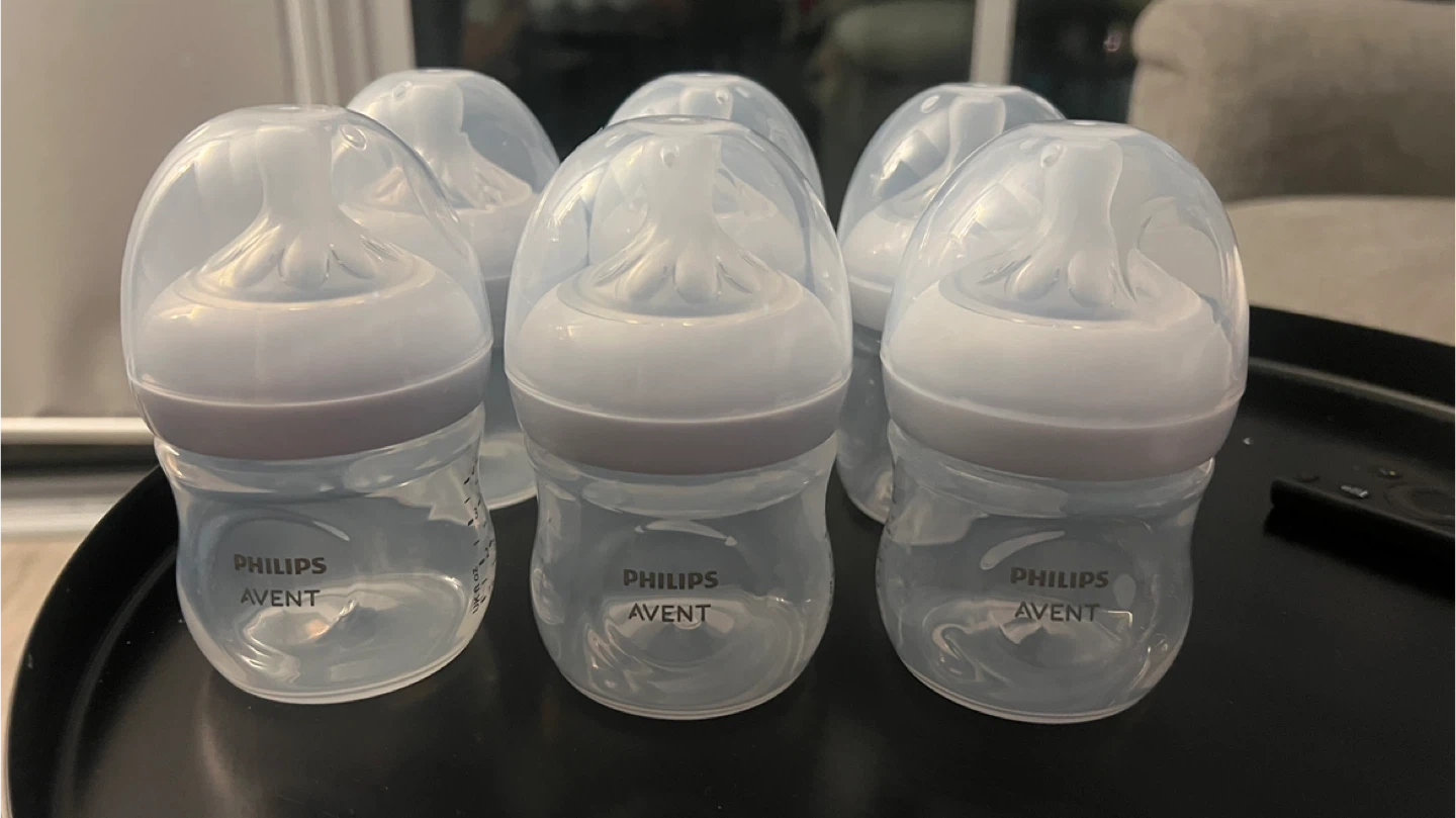 6 Packs Philips Avent Natural Baby Bottle 4oz Slow Flow 2