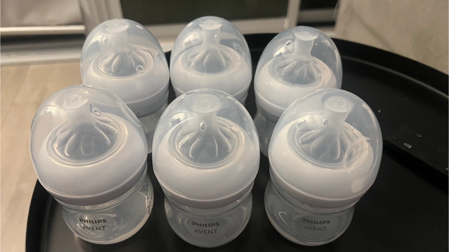 6 Packs Philips Avent Natural Baby Bottle 4oz Slow Flow 2 - photo 2