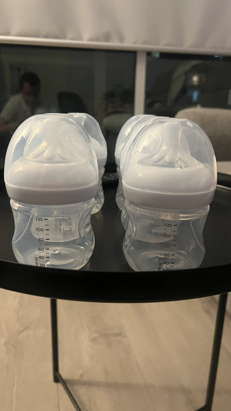 6 Packs Philips Avent Natural Baby Bottle 4oz Slow Flow 2 - photo 3