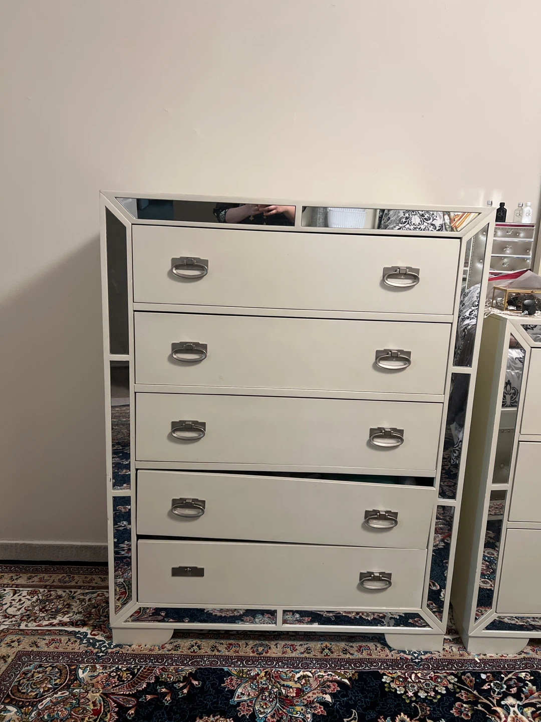 Closet with 2 side tables