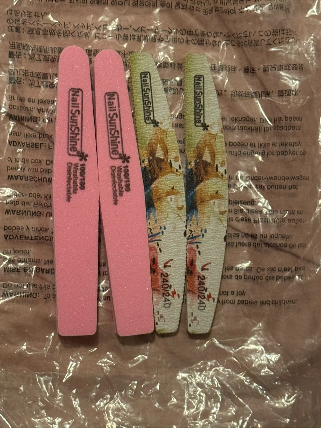 Nail SunShine Nail Files - 4 Pack 🧡