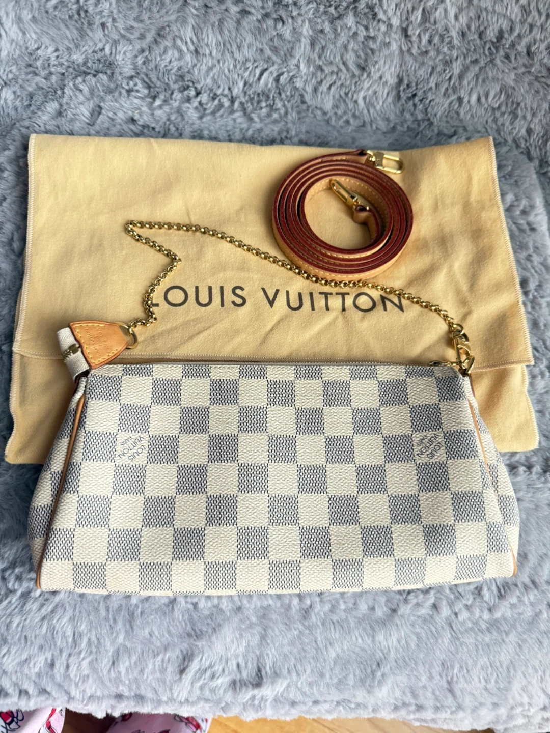 Louis Vuitton Damier Azur Eva Clutch - photo 4