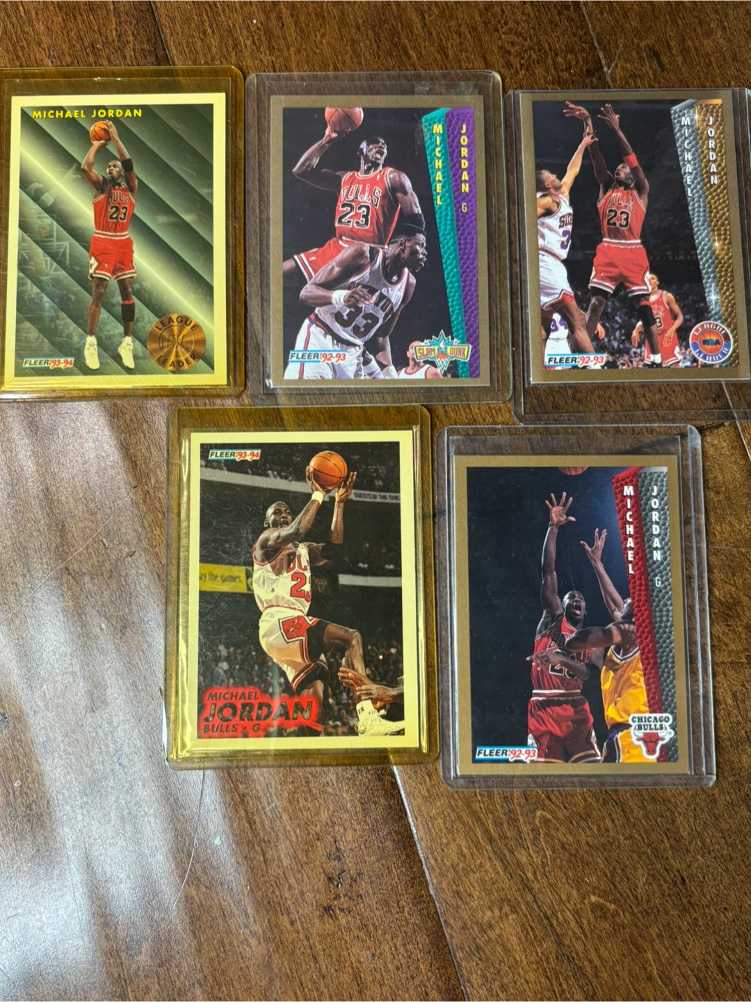 Micheal Jordan basketball cards