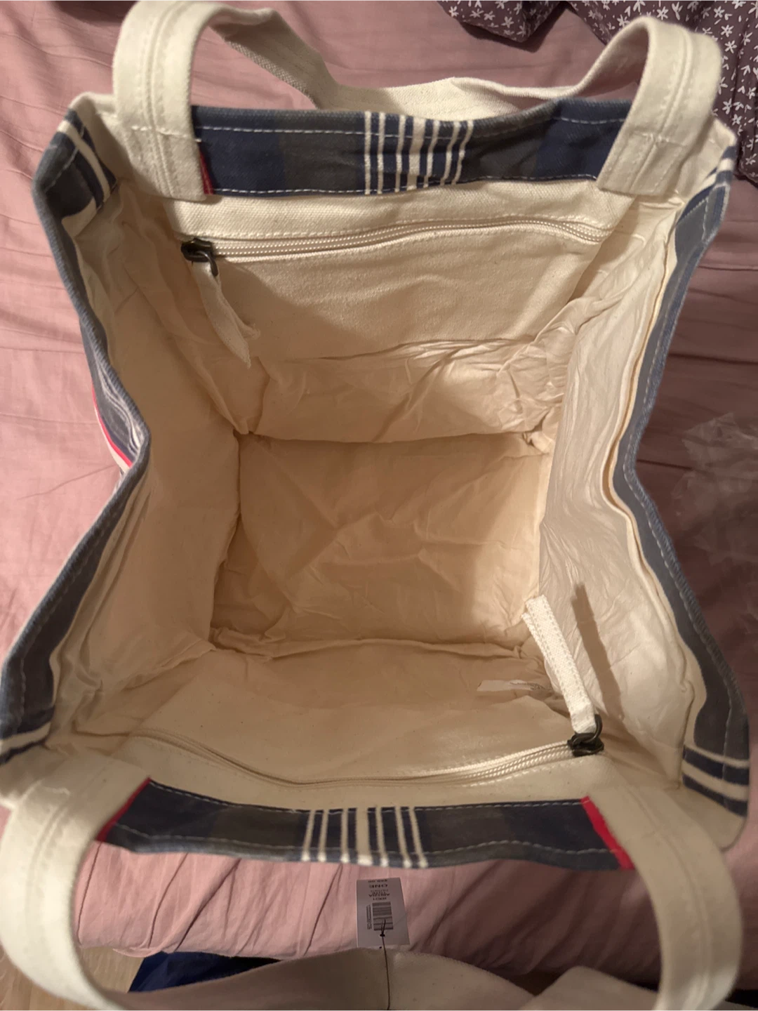 Aritzia Patriot Tote Bag - Striped - NEW! - photo 5