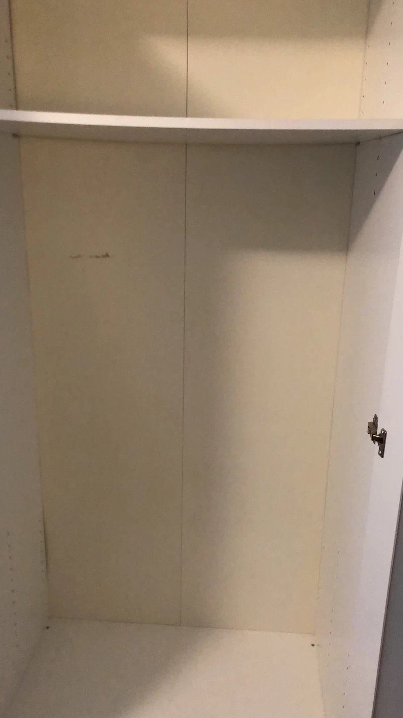 White Wardrobe with Flower Decals - photo 2