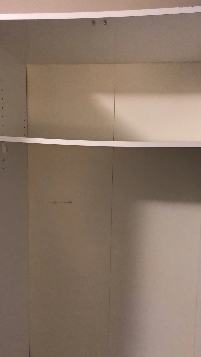 White Wardrobe with Flower Decals - photo 3