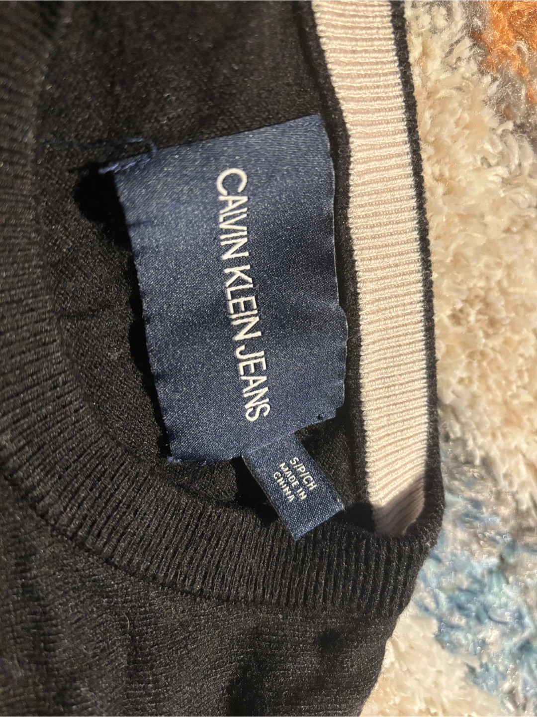 Calvin Klein Jeans Black Sweater - Size S - photo 2