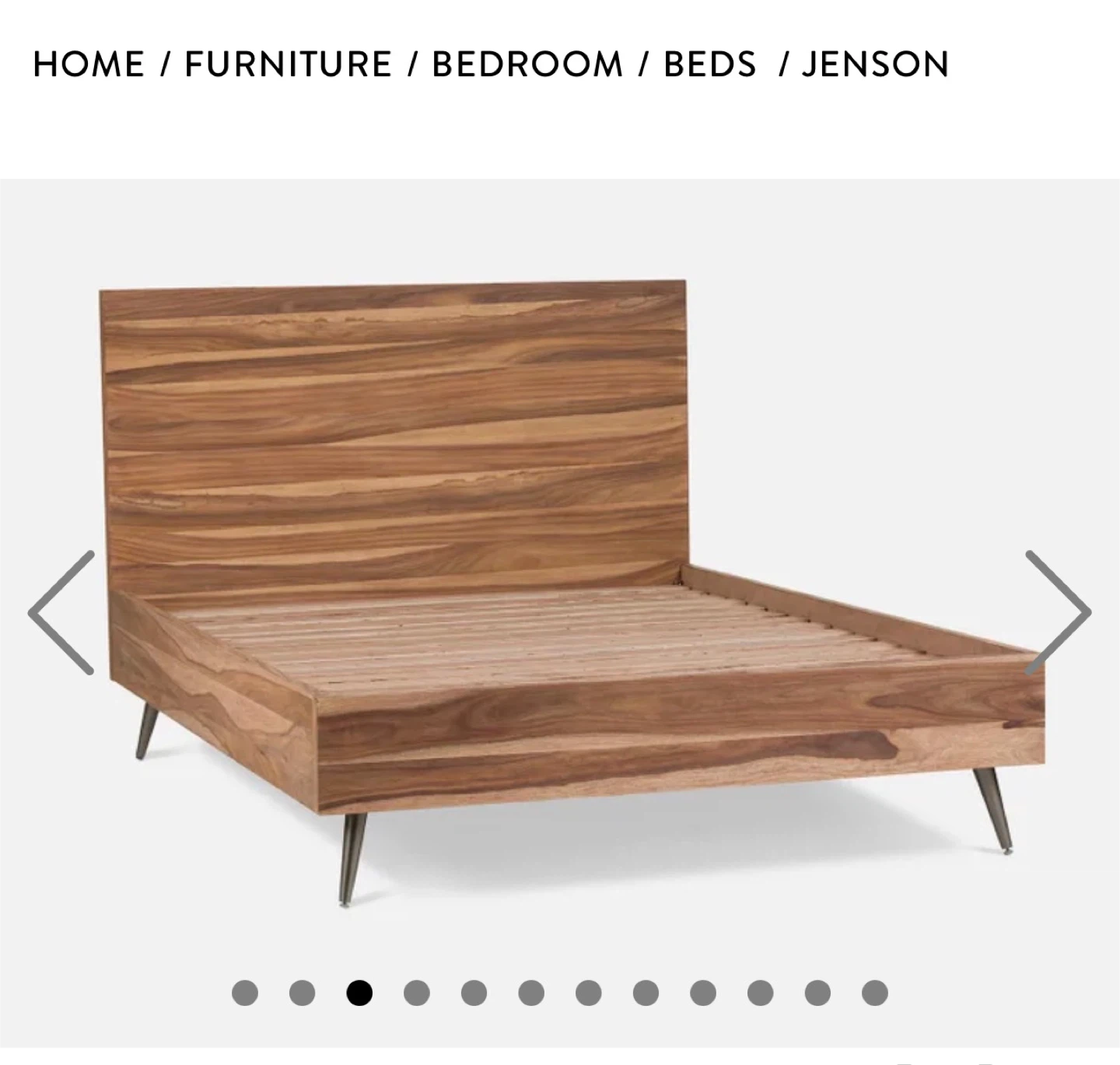 Rosewood queen size bed