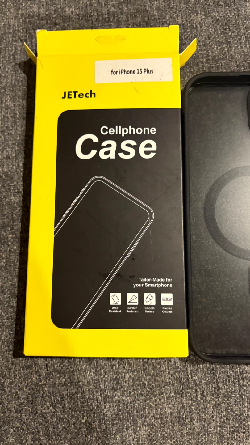 Cellphone Case for iPhone 15 Plus & screen protector - New - photo 2