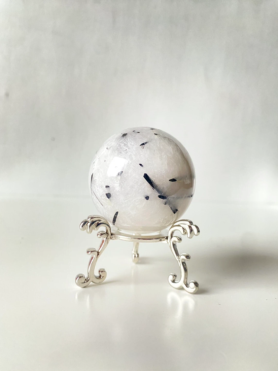 Tourmaline Quartz Sphere